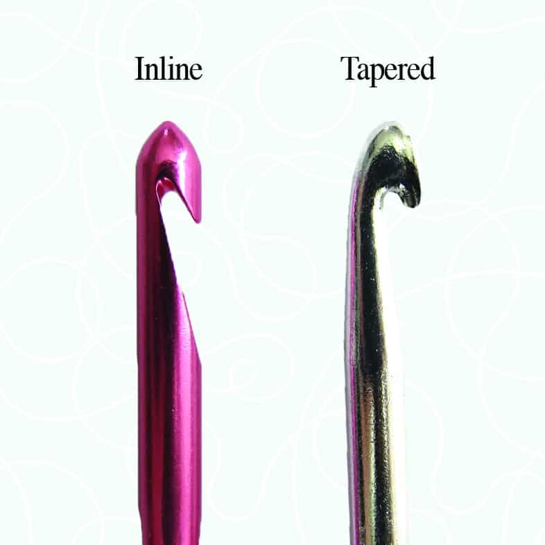 Choisir le bon crochet: inline ou tapered?