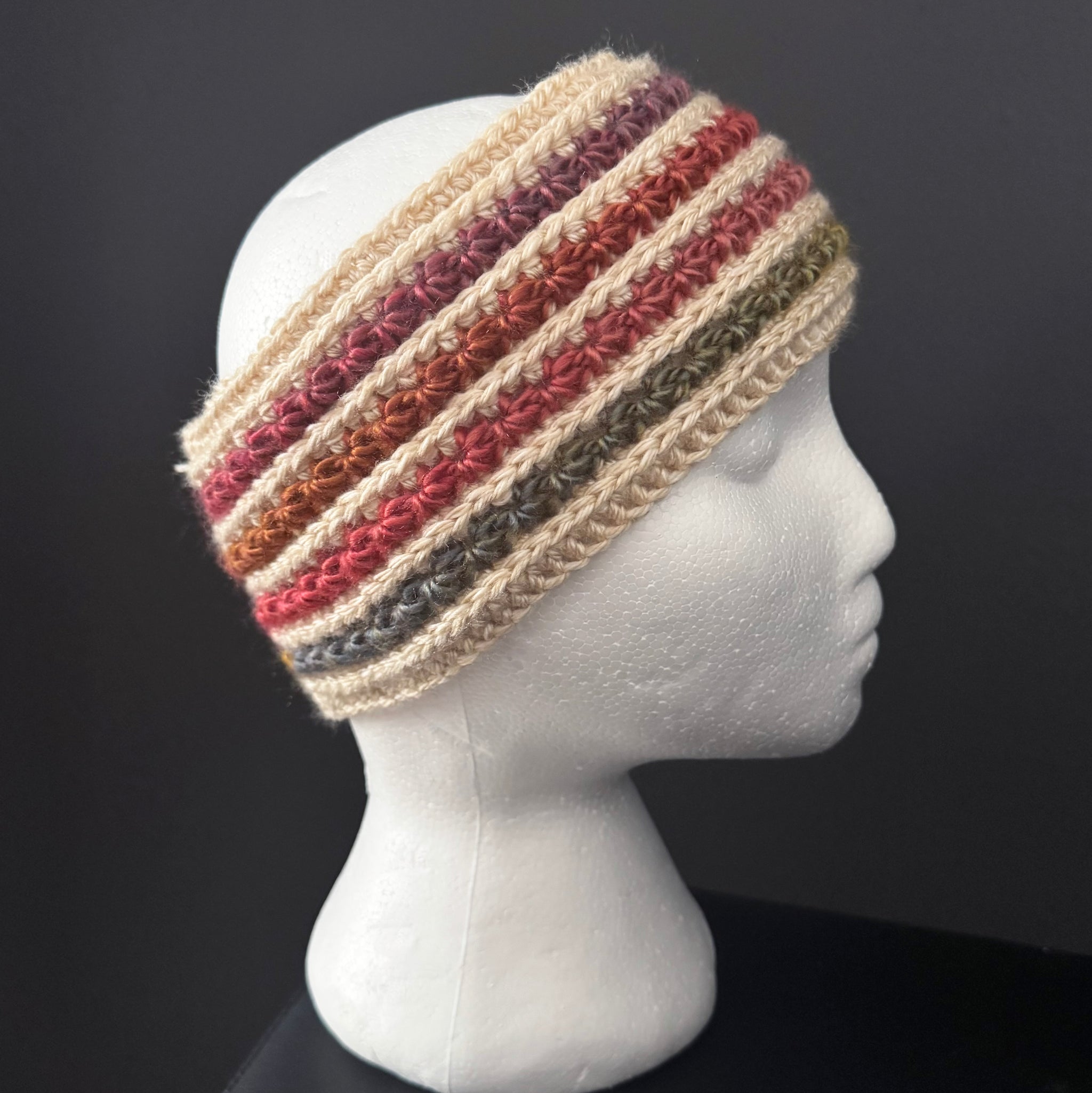 Crochet pattern - Polar star Headband
