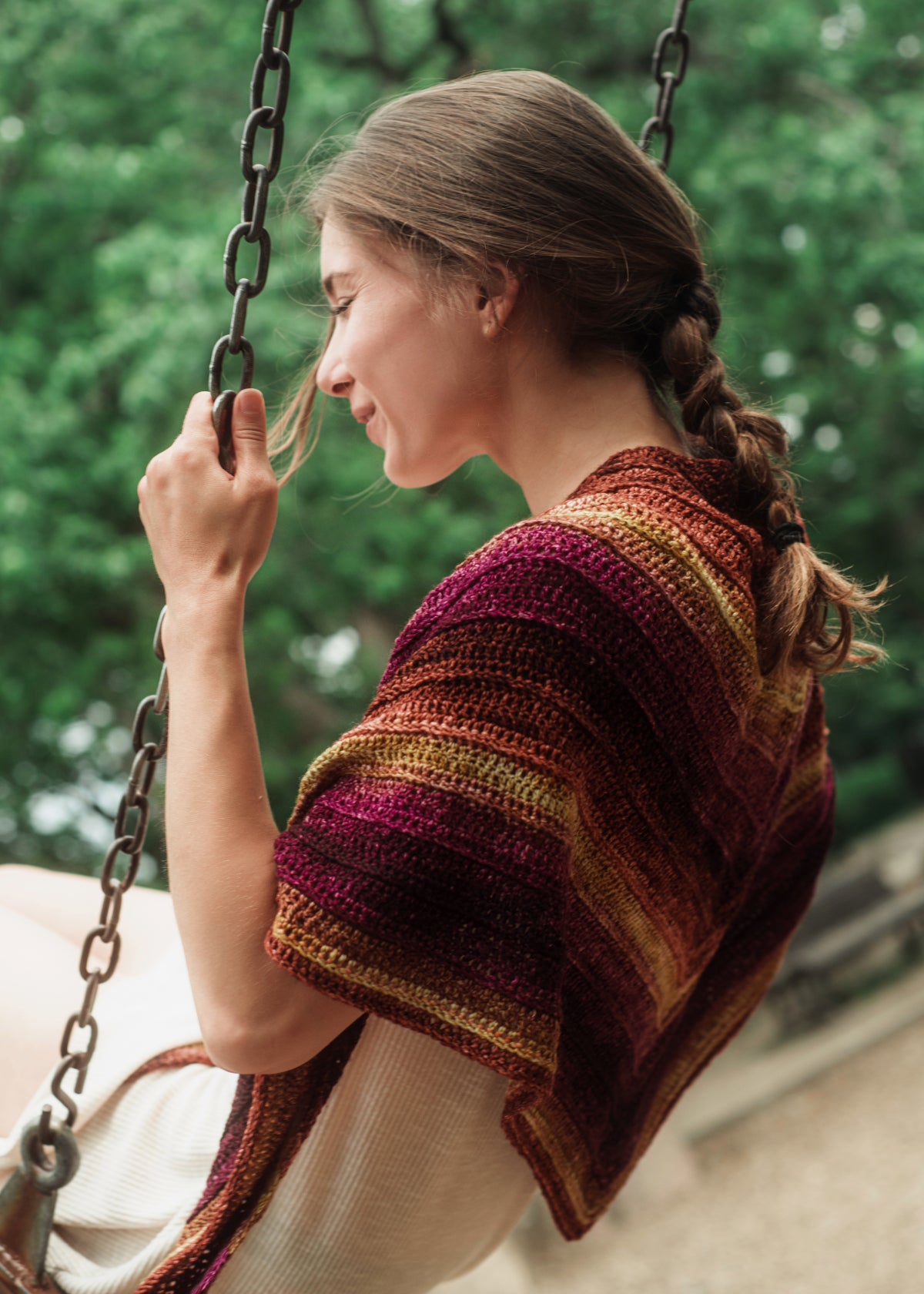 Delta shawl — Crochet pattern