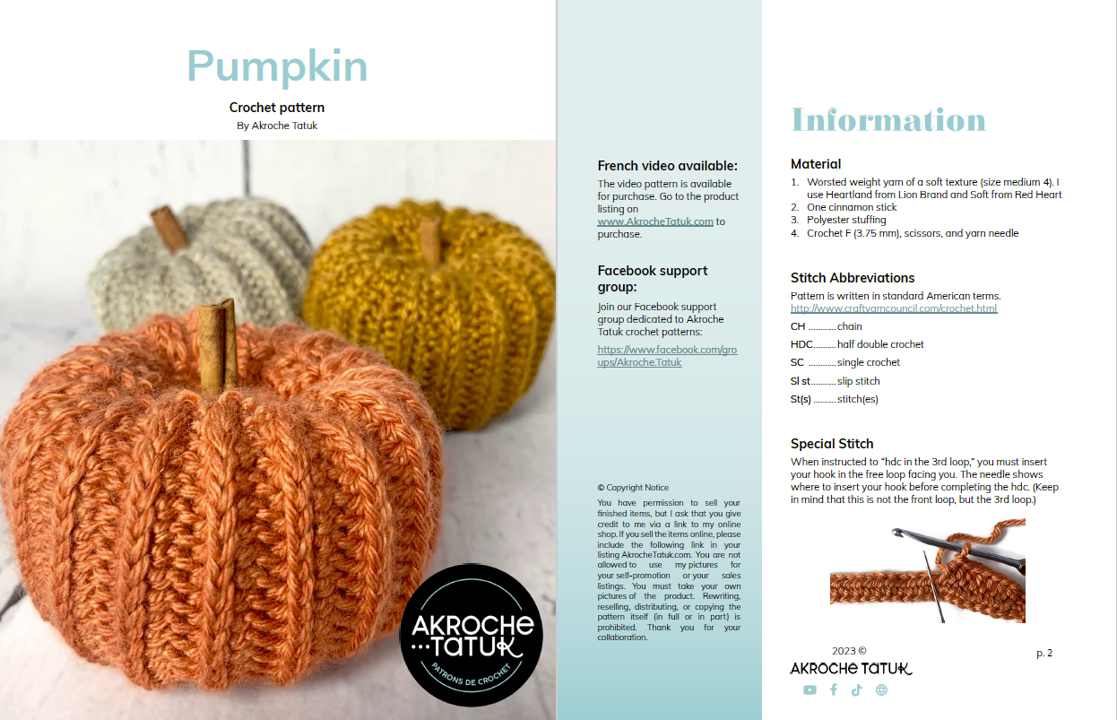 Hudson (hat and cowl) - Crochet pattern