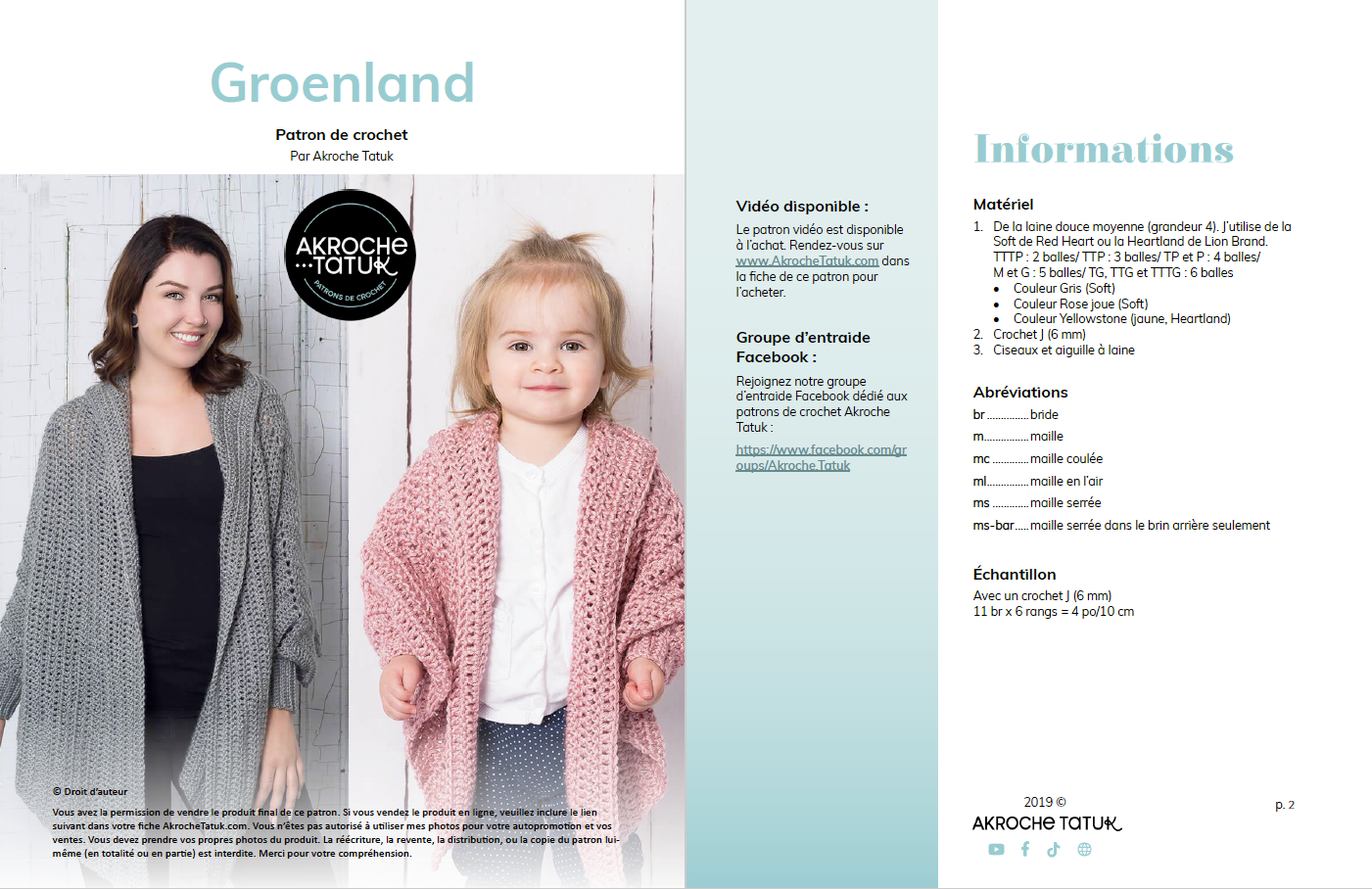 Groenland — Crochet pattern