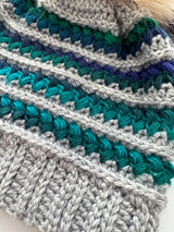 Crochet pattern - Himalayen trio (hat, scarf and mittens)