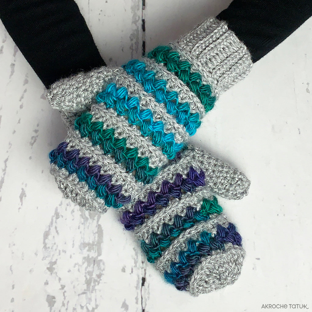 Crochet pattern - Himalayan mittens