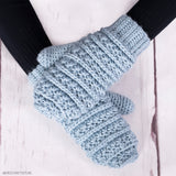 Crochet pattern - Polar Star Mittens