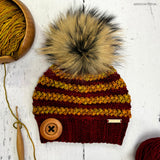 Crochet pattern - Himalayen trio (hat, scarf and mittens)