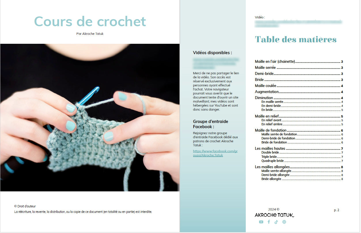 Crochet pattern - Amos