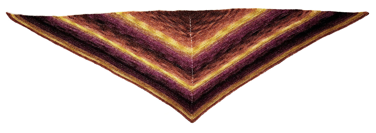 Delta shawl — Crochet pattern