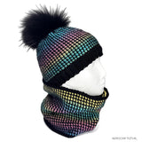 Patron au crochet tunisien - Illusion (tuque et cache-cou)