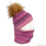 Patron au crochet tunisien - Illusion (tuque et cache-cou)