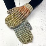 Patron au crochet tunisien - Mitaines illusion