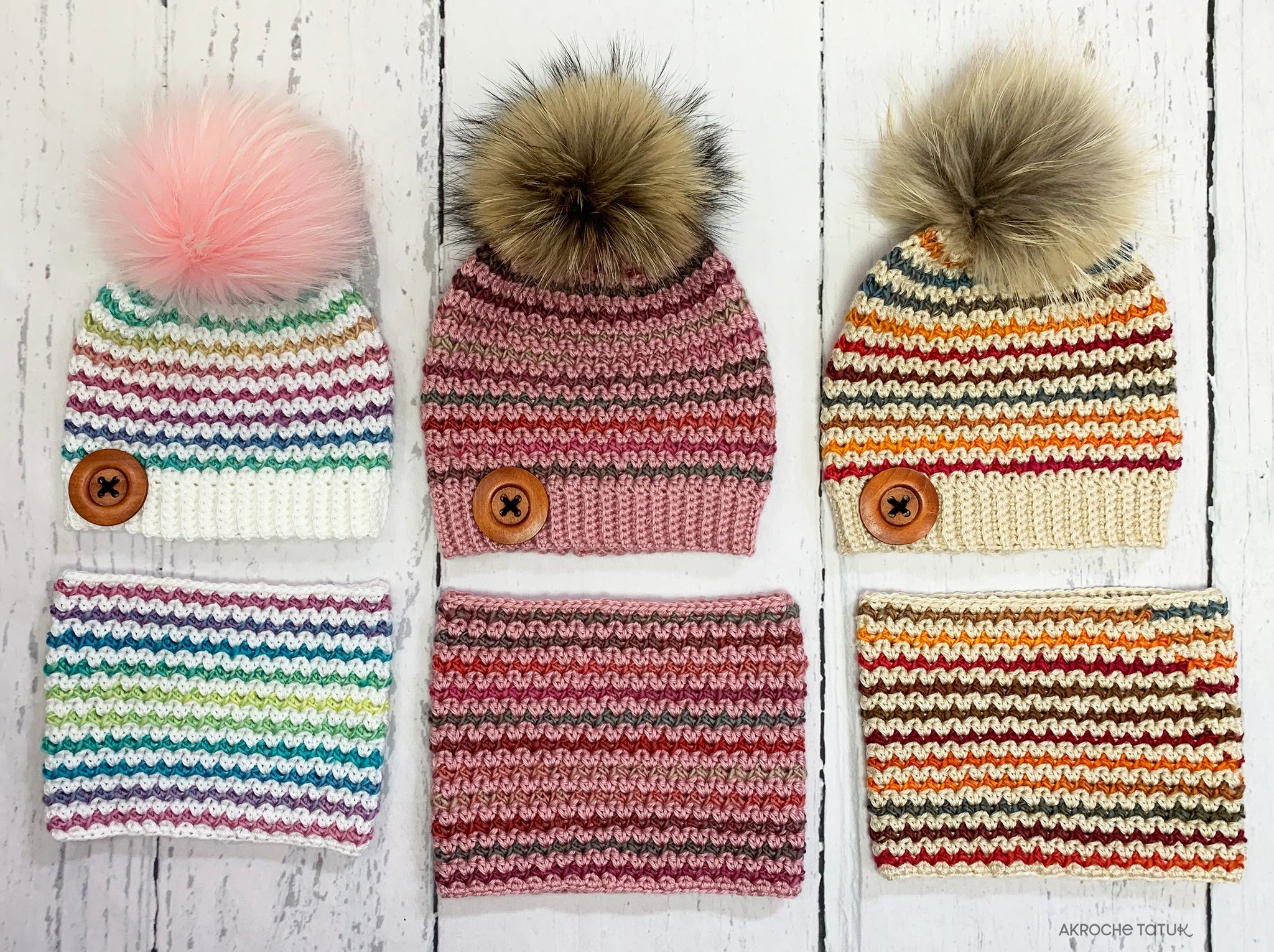 Trio Hudson - Crochet pattern