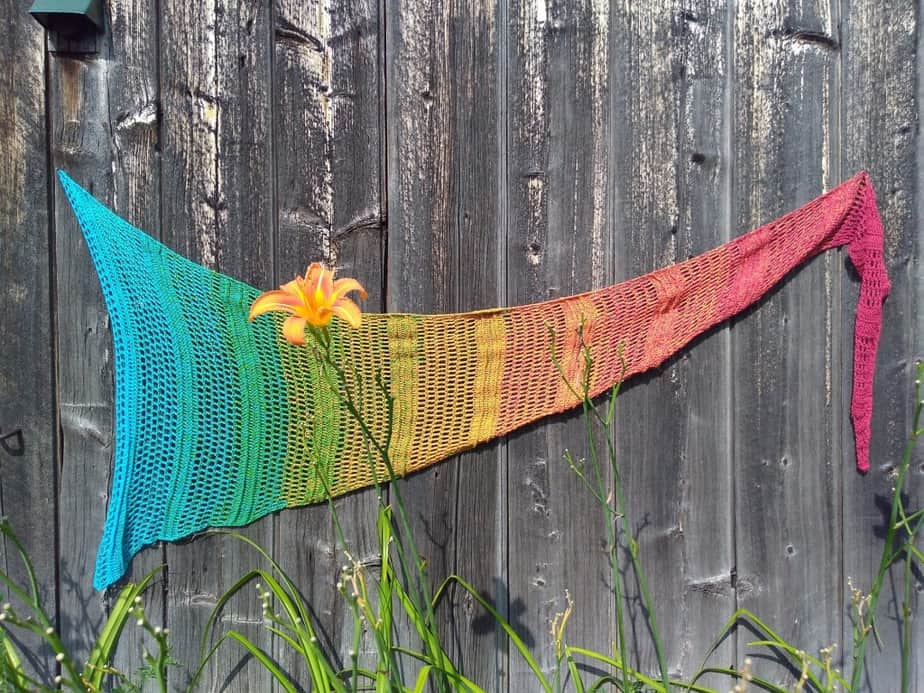 Horizon shawl — Crochet pattern