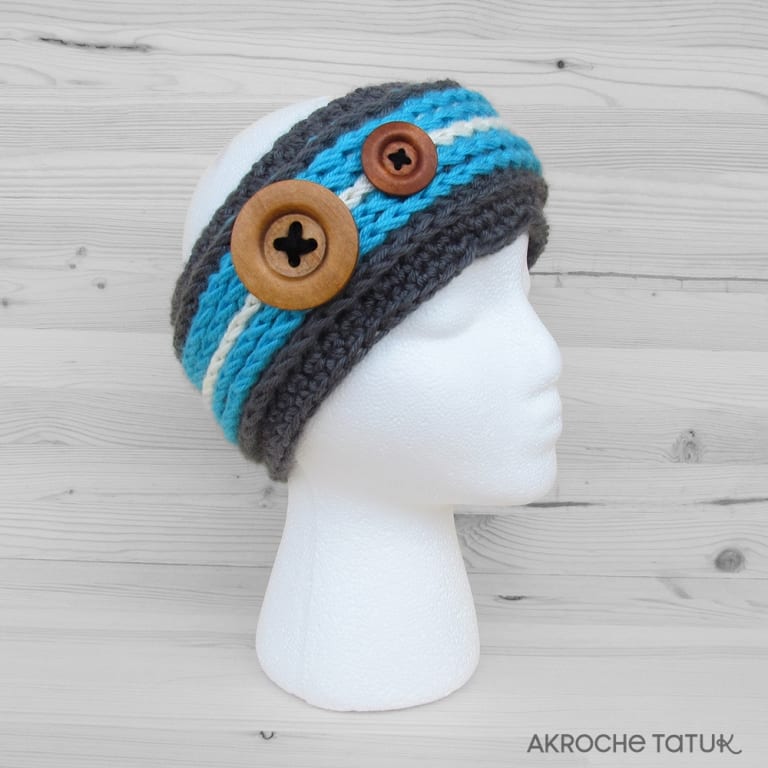 Alaska headband — Crochet pattern
