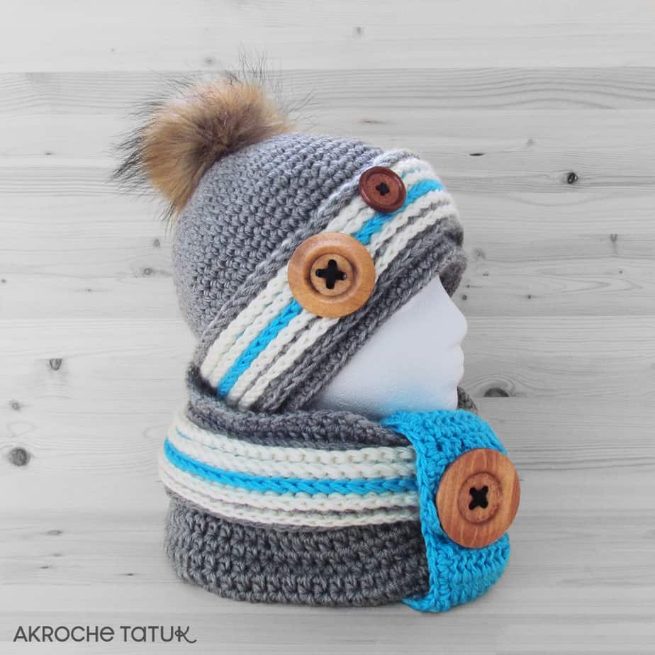 Patron au crochet - Ensemble Alaska