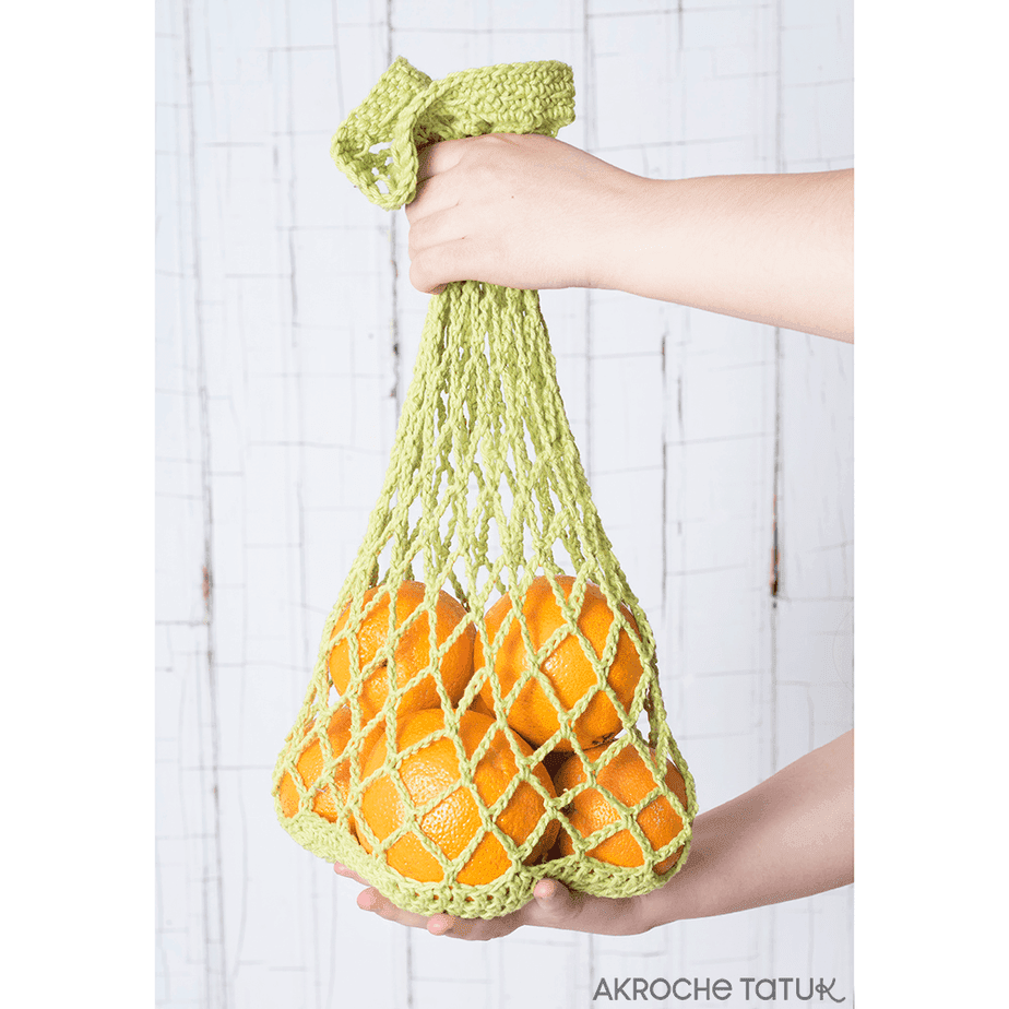 Patron au crochet - Filet à fruits