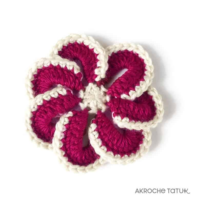Tahiti flower — Crochet pattern