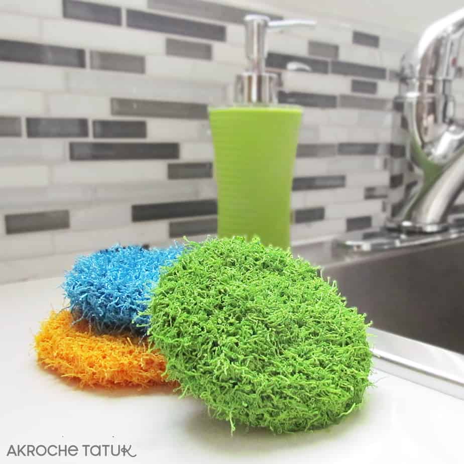 Scouring pad — Crochet pattern