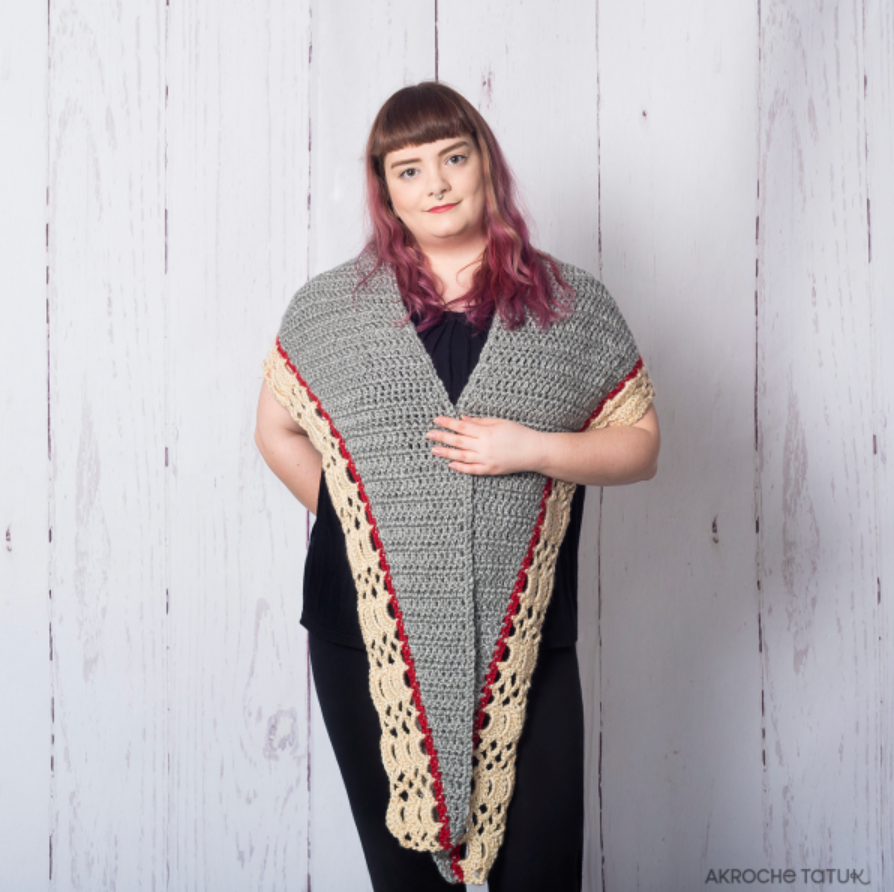 Kamouraska shawl - Crochet pattern 