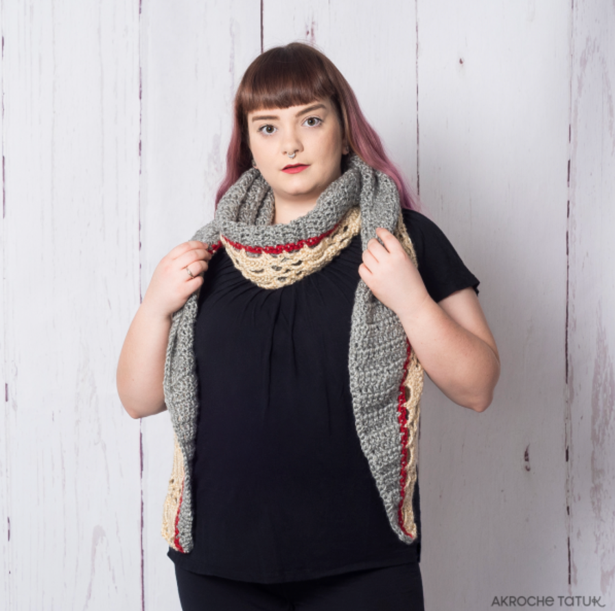 Kamouraska shawl - Crochet pattern 