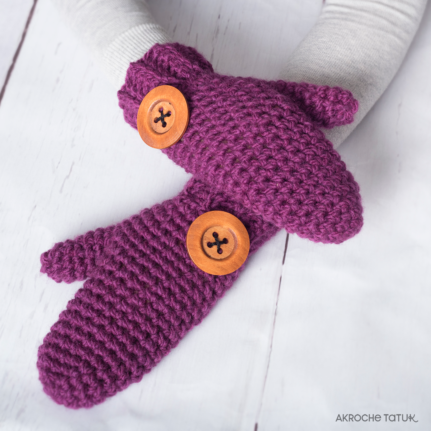 Kenogami mittens - Crochet pattern