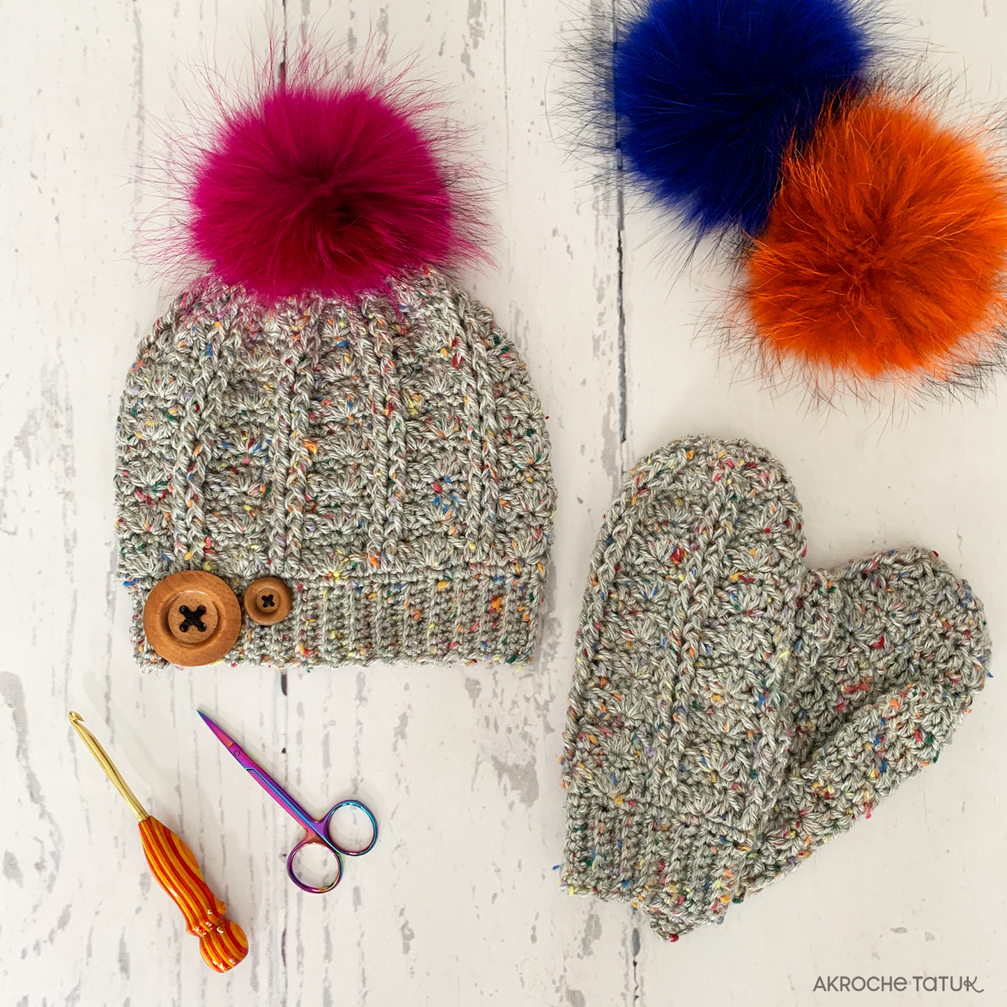 Kativik mittens - Crochet pattern