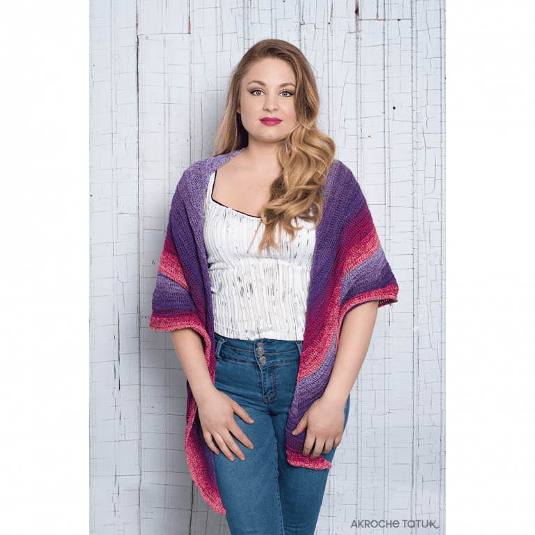 Delta shawl — Crochet pattern