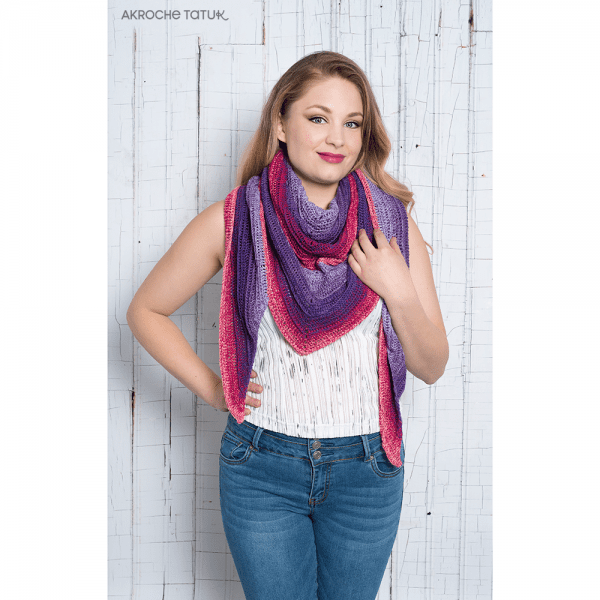 Delta shawl — Crochet pattern