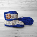 Konfo baby slippers — Crochet pattern