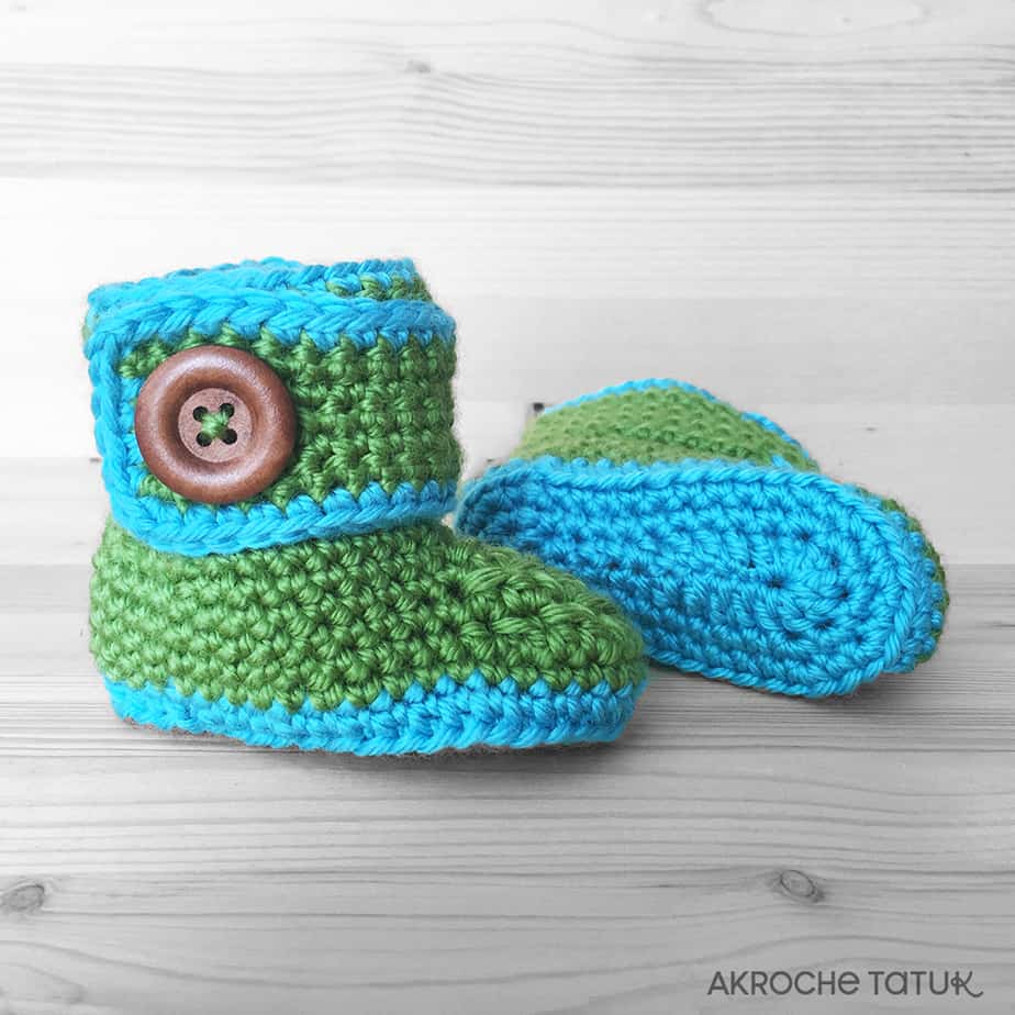 Patron au crochet Pantoufles Konfo pour bébé – AkrocheTatuk