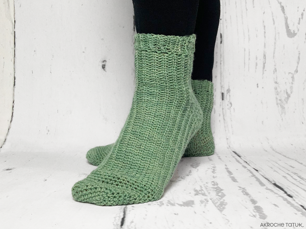 Richelieu sock - Crochet pattern