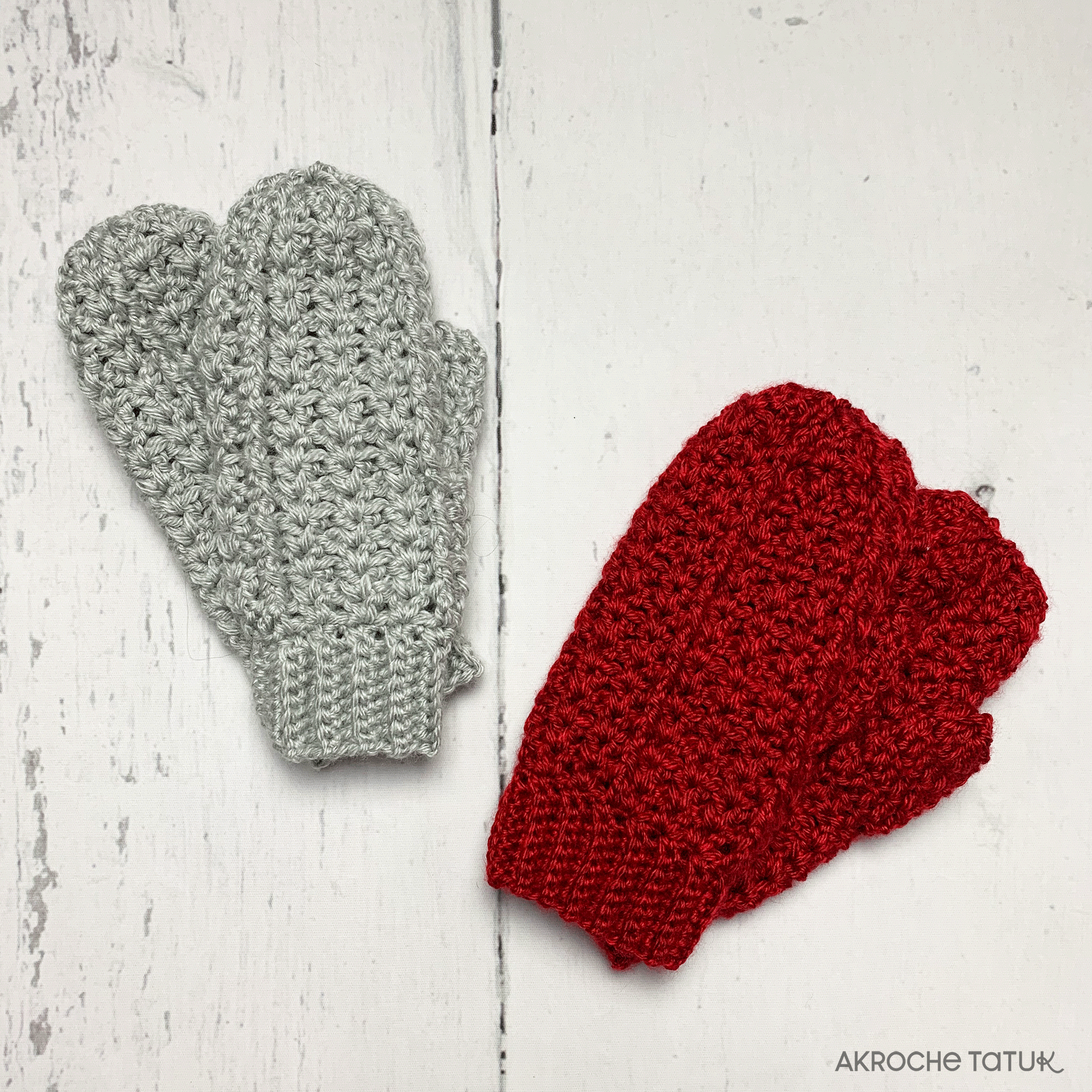 Norway trio (hat, cowl and mittens) - Crochet pattern