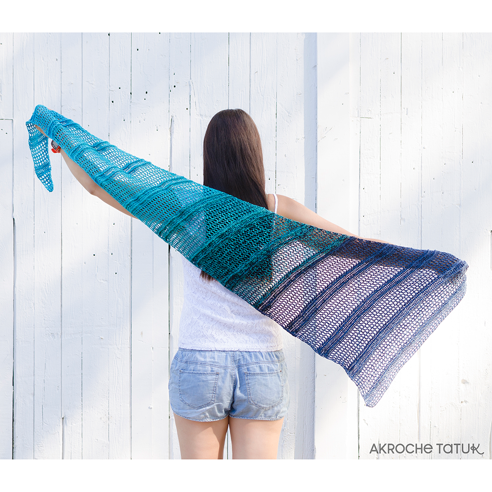 Horizon shawl — Crochet pattern
